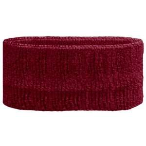 Red Lion Heavyweight Wristbands Headbands MAROON HEADBAND ONE SIZE 