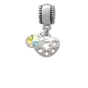   with Cut Out Stars European Charm Bead Hanger with AB Swar Jewelry