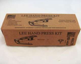 Lee Breech Lock Hand Press Reloading Kit 90180 / Used Once  