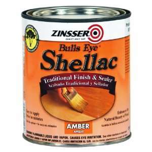   Zinsser 708 1 Pint Bulls Eye Amber Shellac Spray