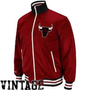 Chicago Bulls Jacket : Mitchell & Ness Chicago Bulls Preseason Warm Up 