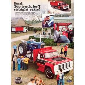  1976 Ad Ford Truck Pickup Automobile Vehicle Retriever Cab 