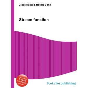  Stream function Ronald Cohn Jesse Russell Books