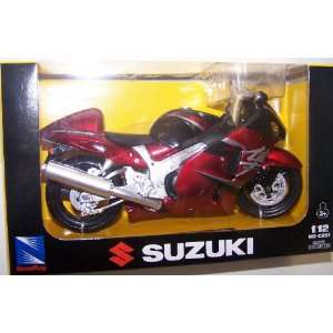  05 Suzuki Gsx r1300r Hayabusa in Color Red and Silver: Toys & Games