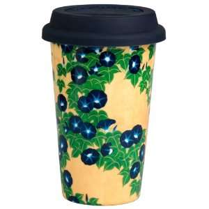  Morning Glories Ceramic Travel Cup