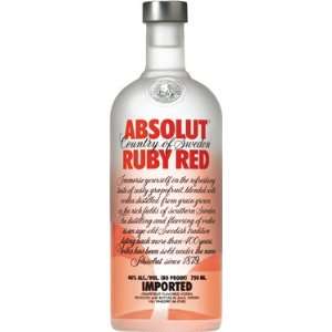  Absolut Ruby Red 750ml Grocery & Gourmet Food