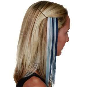 NFL Dallas Cowboys Ladies Navy Blue Silver Blue Sports Extension Hair 