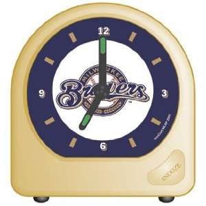  MLB Milwaukee Brewers Alarm Clock   Travel Style: Home 