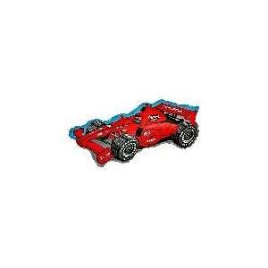    36 Formula Racing Car Red   Mylar Balloon Foil: Toys & Games
