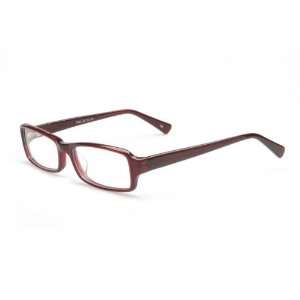  Raha prescription eyeglasses (Burgundy) Health & Personal 