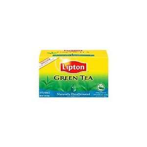 Lipton Green Tea Bags, Decaf, 20 ct: Grocery & Gourmet Food