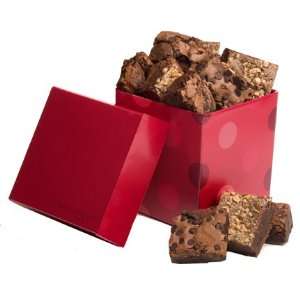 Geoff & Drews Signature Red Box of 8 Fresh Baked Brownies:  