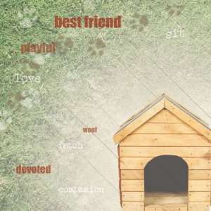  Dog House 12 x 12 Scrapbook Paper P0301PH: Everything Else