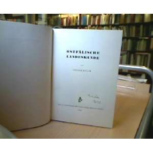  Ostfälische Landeskunde.: Theodor Müller: Books