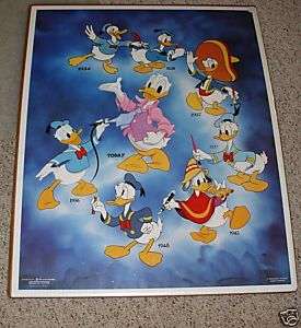 Walt Disney 1986 SEALED Posters MICKEY MOUSE Pinocchio DONALD DUCK 