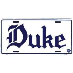    (6x12) Duke University NCAA Tin License Plate