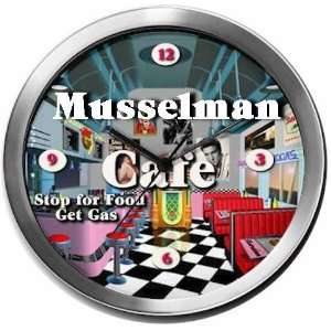 MUSSELMAN 14 Inch Cafe Metal Clock Quartz Movement  