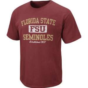 Florida State Seminoles Established Pigment Dye T Shirt  