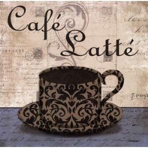 Cafe Latte Poster by Todd Williams (12.00 x 12.00)