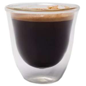   Ounce Double Walled Espresso Glasses, Set of 4: Kitchen & Dining