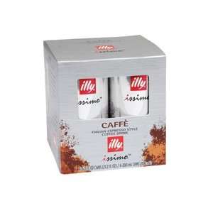 Illy Issimo Illy Coffee Drink Caffe 4 x: Grocery & Gourmet Food