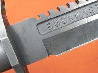 US BUCK 184 Buckmaster Survival Fighting Knife w/ Scabbard  