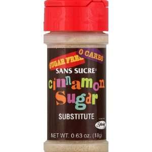 Sans Sucre, Sugar Substitute Cinnamon Sugar, 0.63 OZ:  