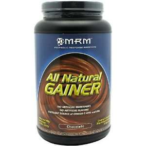  MRM All Natural Gainer, Chocolate, 3.3 lb (1512 g) (Weight 