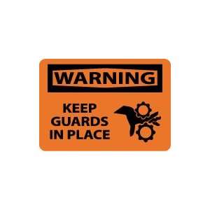  OSHA WARNING Keep Guards In Place Safety Sign: Home 