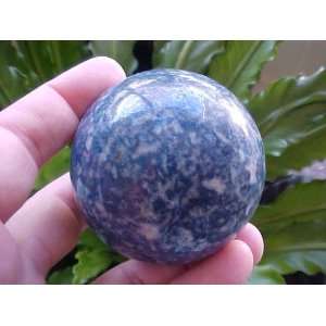  A4114 Gemqz Lapis Lazuli Carved Sphere Large 