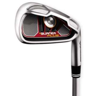 2011 TaylorMade Burner Plus Irons 4 SW Golf Clubs Set Steel Shafts RH 