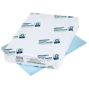  Copy Paper, 8 1/2 x 11, 20lb, Blue, 10 Reams/Carton, GSA 