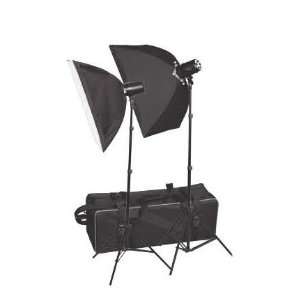  320 Watt Flash Light with Two Softboxes: Camera & Photo