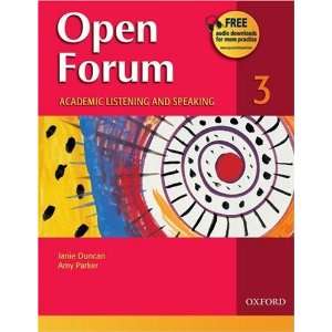  Open Forum 3 Student Book: Academic Listening and Speaking 
