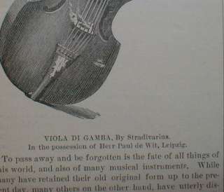 Stradivarius Violin 1884 Viola di Gamba  