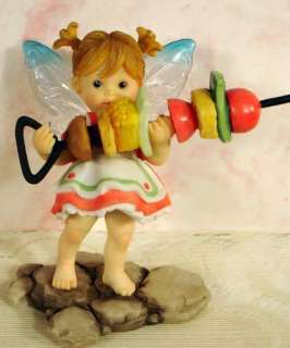 KITCHEN FAIRIES Scary Fairie Pumpkin ENESCO 4018041  