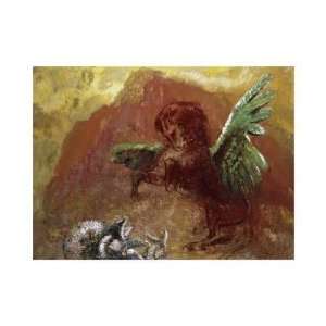  Odilon Redon   Pegasus And Hydra Giclee