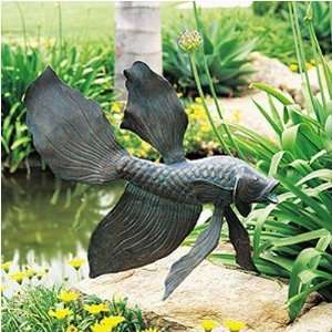    Brass Baron N160B/N160V Fighting Fish Statuary: Kitchen & Dining