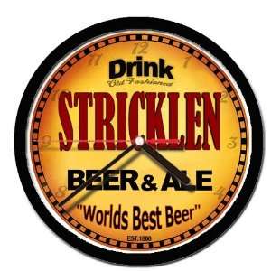  STRICKLEN beer and ale cerveza wall clock: Everything Else