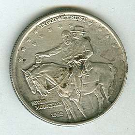 50¢ Stone Mountain 1925 UNC Silver Commemorative  