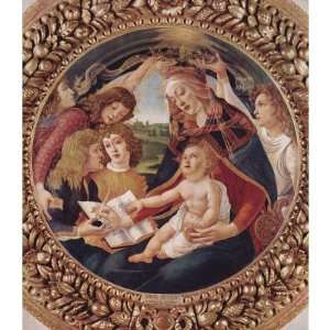  Sandro Botticelli (Madonna del Magnificat, Scene: Mary 