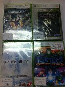 Lot of 4 Xbox 360 games / no dupes // Dead Rising / Kameo / Prey 