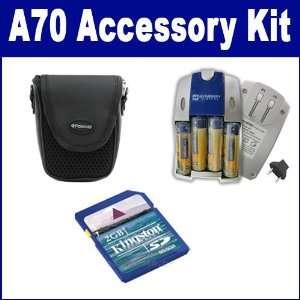  Canon Powershot A70 Digital Camera Accessory Kit includes 