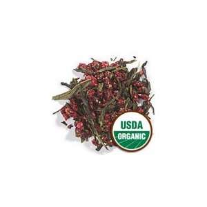  Green Tea, Strawberry Flavored w/Fruit, CERTIFIED ORGANIC 