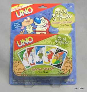 NIB Ren & Stimpy Special Edition Uno Cards in Tin Box  