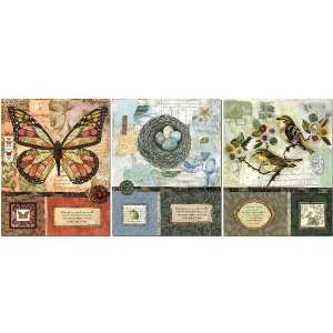  3 Assorted: 16x20 Stretch Canvases Attic Finds & Baroque 