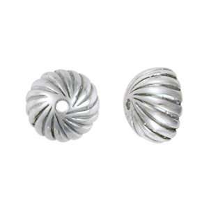   : Sterling Silver Domed Twist Cut Out Bead Cap: Arts, Crafts & Sewing