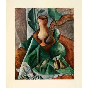  1957 Tipped In Print Still Life Gourd Pablo Picasso Cubism 