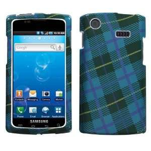  SAMSUNG i897 (Captivate) Blue Plaid Weave Phone Protector 