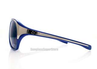 New $130 Fox Sunglasses Cadet Blue Iridium Aviator Rare  